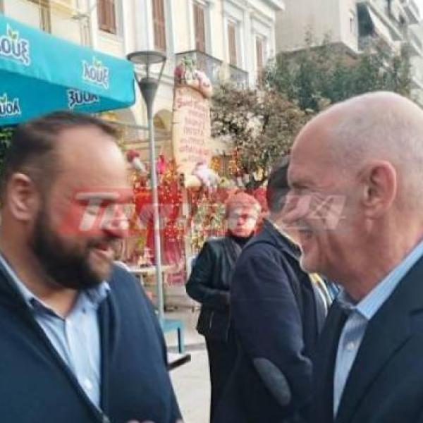 Ο Γιώργος Παπανδρέου... έδειξε Bασίλη Αϊβαλή